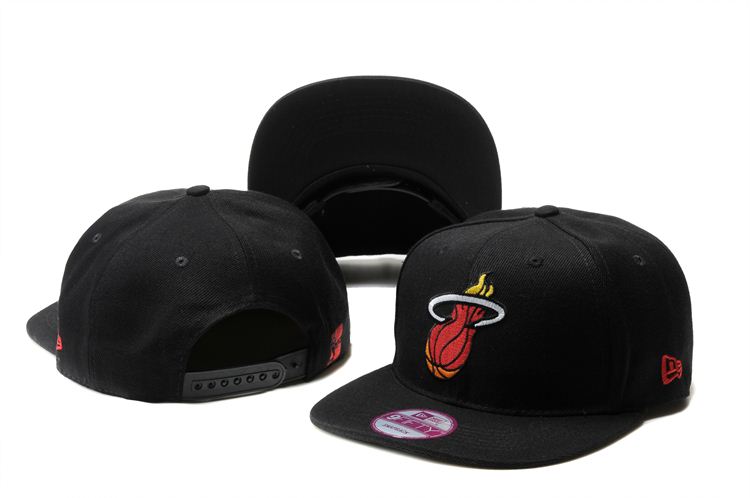 NBA Miami Heat Black Hats